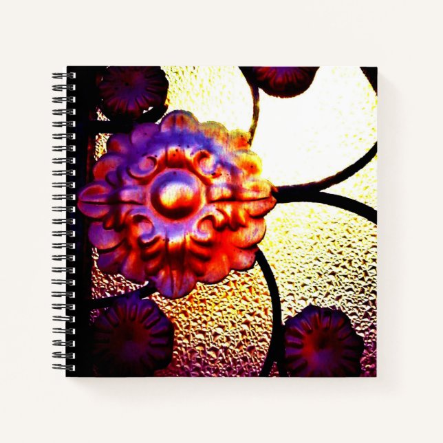 Metal Flower Notebook (Front)