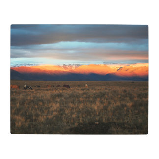 Metal Frame Alpenglow South Steens 16 x 20 Print