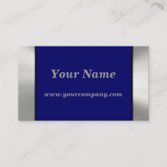 Metal Frame Border Business Cards at Zazzle