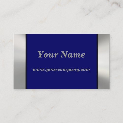 Metal Frame Border Business Cards