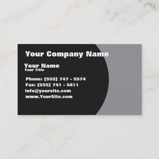 Customizable Metal Fusion Template Business Card Template