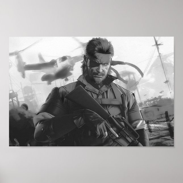 Metal Gear Solid Big Boss Poster (Front)