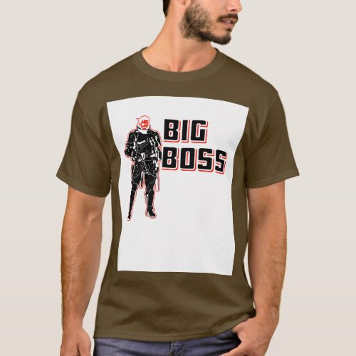 Metal Gear Solid Big Boss T_Shirt