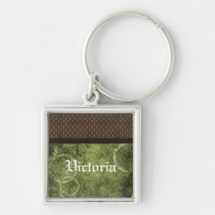 Metal Gear Steampunk Premium Keychain, Green Keychain