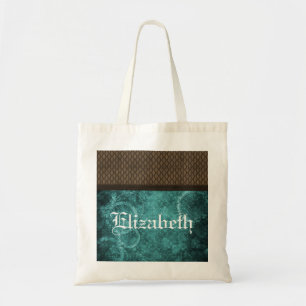 Metal Gear Steampunk Tote Bag, Teal Bag