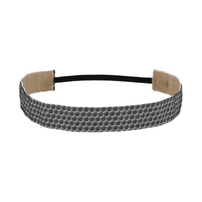 Metal grid pattern - background athletic headband (Front)