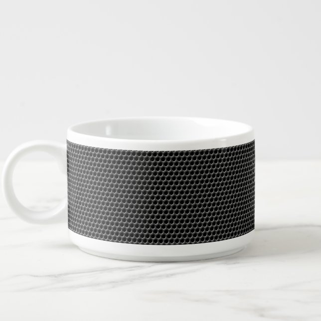 Metal grid pattern - background bowl (Right)