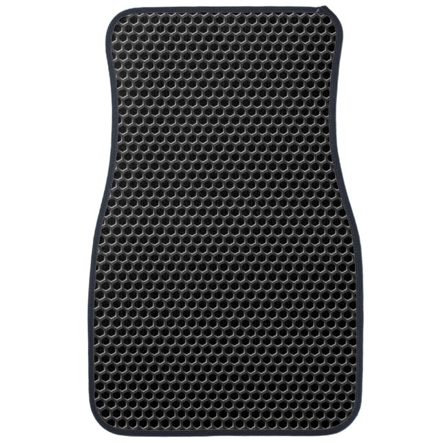 Metal grid pattern - background car mat (Front)