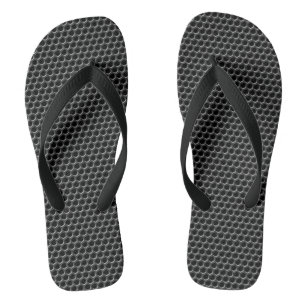 Metal grid pattern - background flip flops