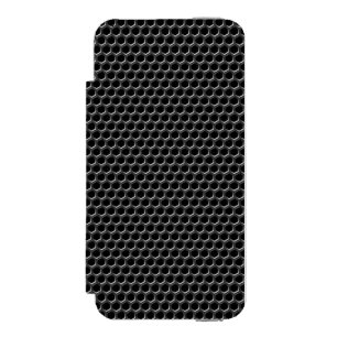 Metal grid pattern - background iPhone SE/5/5s wallet case