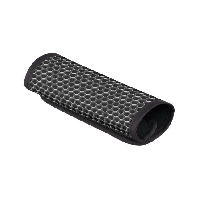 Metal grid pattern - background luggage handle wrap (Angled)