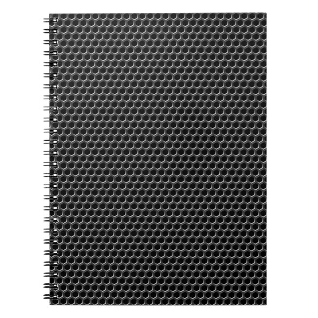 Metal grid pattern - background notebook (Front)