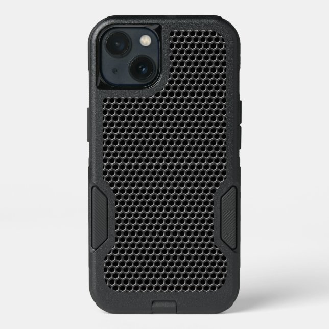 Metal grid pattern - background otterbox iPhone case (Back)