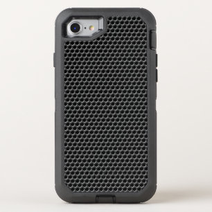 Metal grid pattern - background OtterBox defender iPhone SE/8/7 case