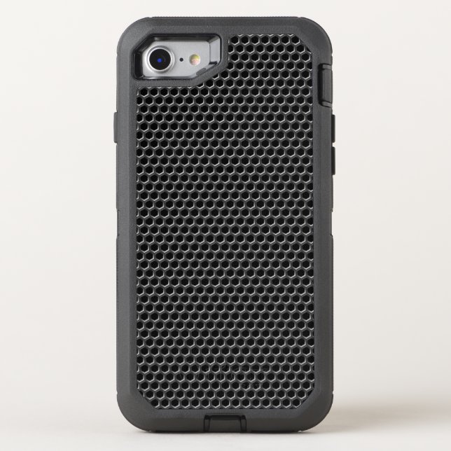 Metal grid pattern - background otterbox iPhone case (Back)