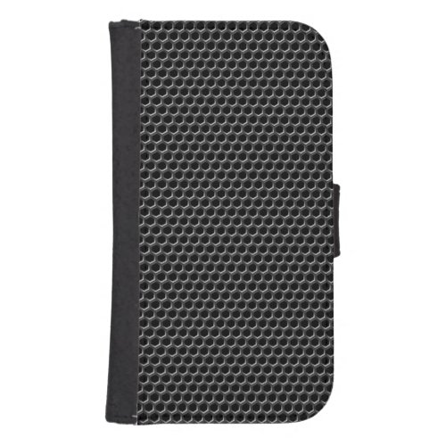 Metal grid pattern _ background phone wallet