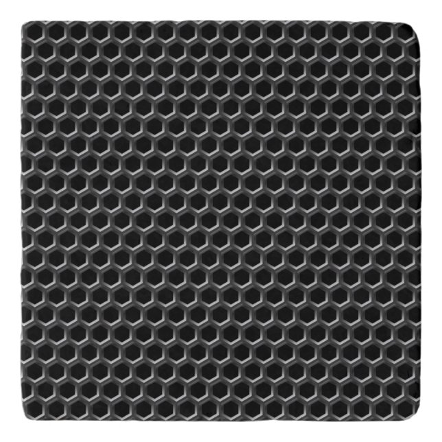 Metal grid pattern - background trivet (Front)