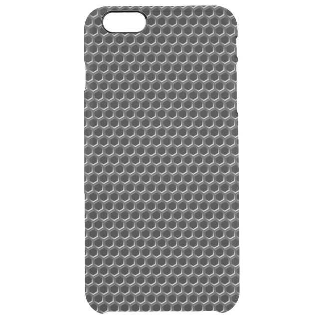 Metal grid pattern - background uncommon iPhone case (Back)