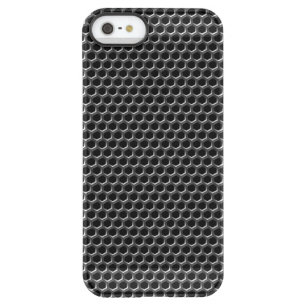 Metal grid pattern - background permafrost iPhone SE/5/5s case