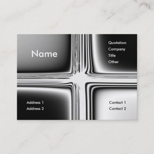 Metal Groovy Business Card Template