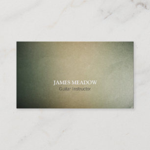Metal Grunge Music Musician Guitar Teacher Business Card