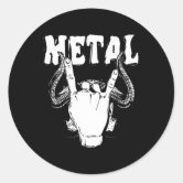  Heavy Metal Rock Cross Sticker Decal: Emotional