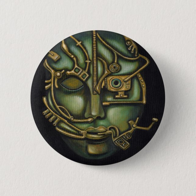 Metal Head Pinback Button (Front)