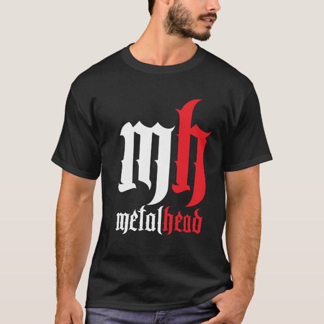 Metal Head with Edge! T-Shirt (Front)