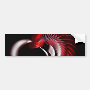 Metal Heart Bumper Sticker