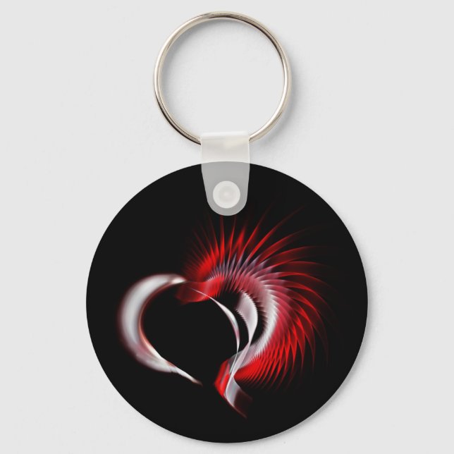 Metal Heart Keychain (Front)