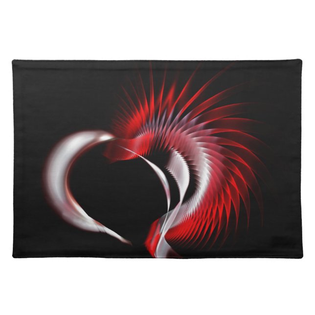 Metal Heart Placemat (Front)