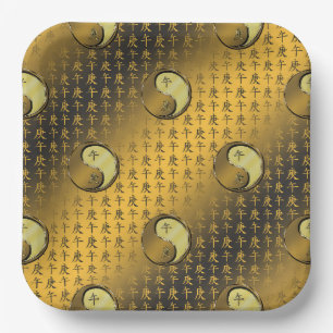 Metal Horse Paper Plates