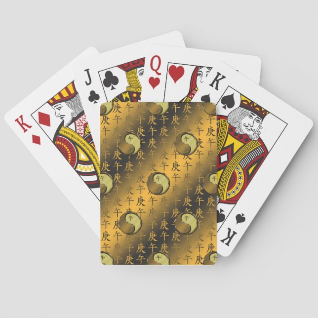 Metal Horse Poker Cards (Back)