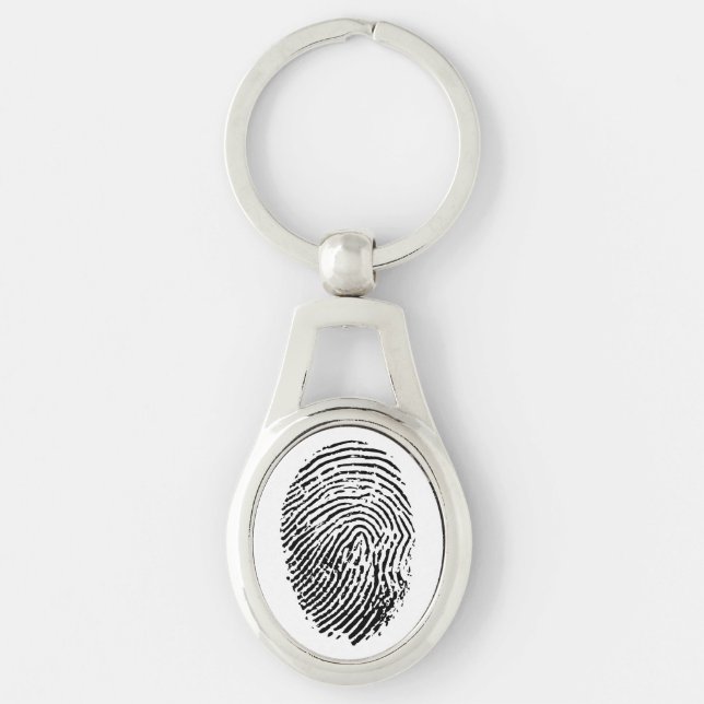 Metal Keychain: Finger Print Keychain (Front)