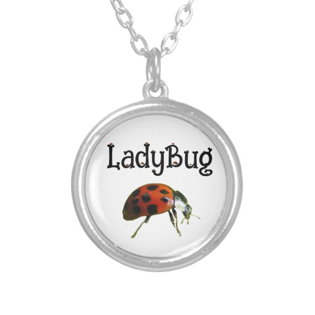 Metal Keychain Silver Plated Necklace (Front)