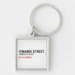 VINANDI STREET  Metal Keychains