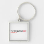 PAXTON ROAD END  Metal Keychains