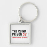the clink prison  Metal Keychains