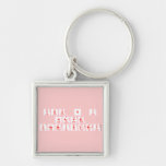 You & I
 have
 chemistry  Metal Keychains