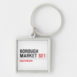 Borough Market  Metal Keychains