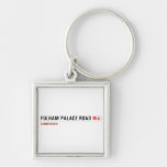 Fulham Palace Road  Metal Keychains