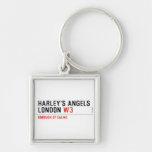 HARLEY’S ANGELS LONDON  Metal Keychains