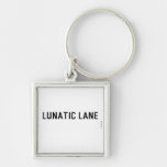 Lunatic Lane   Metal Keychains