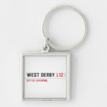 west derby  Metal Keychains