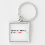 COURT OF APPEAL STREET  Metal Keychains
