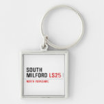 SOUTH  MiLFORD  Metal Keychains