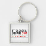 St George's  Square  Metal Keychains