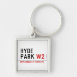 HYDE PARK  Metal Keychains
