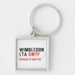 wimbledon lta  Metal Keychains