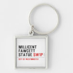 millicent fawcett statue  Metal Keychains